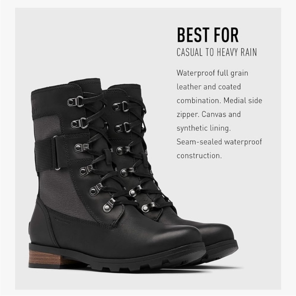 Sorel Combat Boots Waterproof